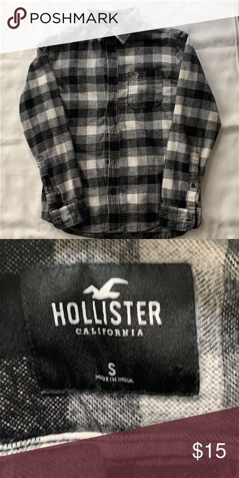 hollister white shirt|hollister plaid sleeveless shirt.